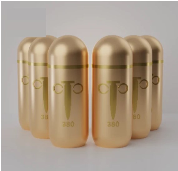 Six Golden Bullet 380 capsules